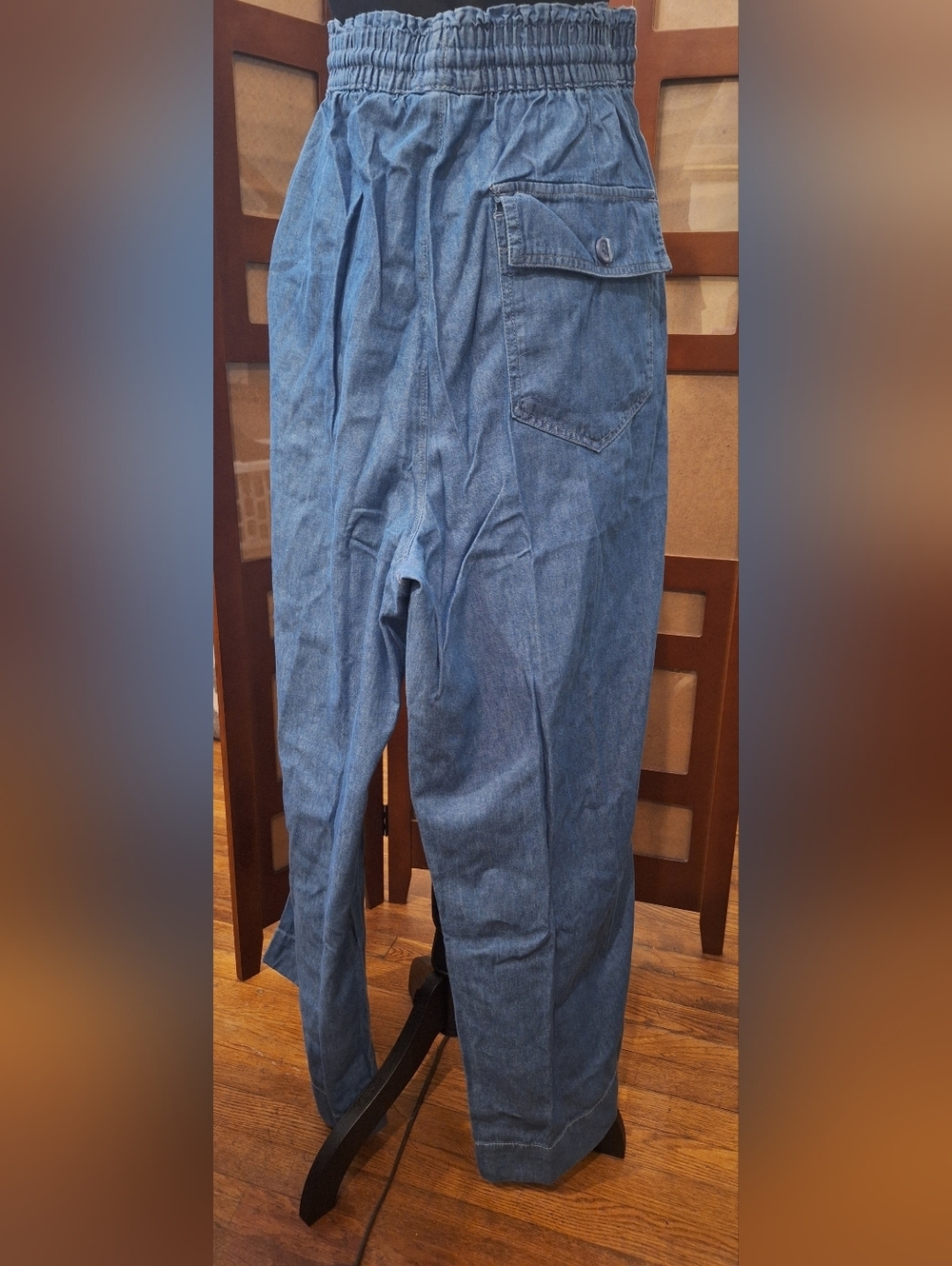 Denim 24/7 Blue Wide Leg Jeans - Picture 2 of 3